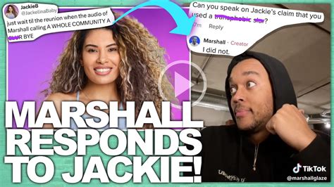 marshall and jackie texts leaked|Love Is Blind: Marshall Responds to Jackies Alleged。